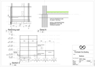 Analytical Project - Sheet - S-6 - Sections | PDF