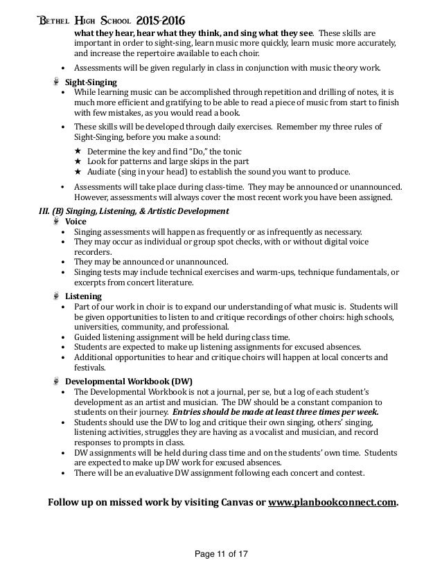 2015-2016 BHS Choir Handbook (Small)