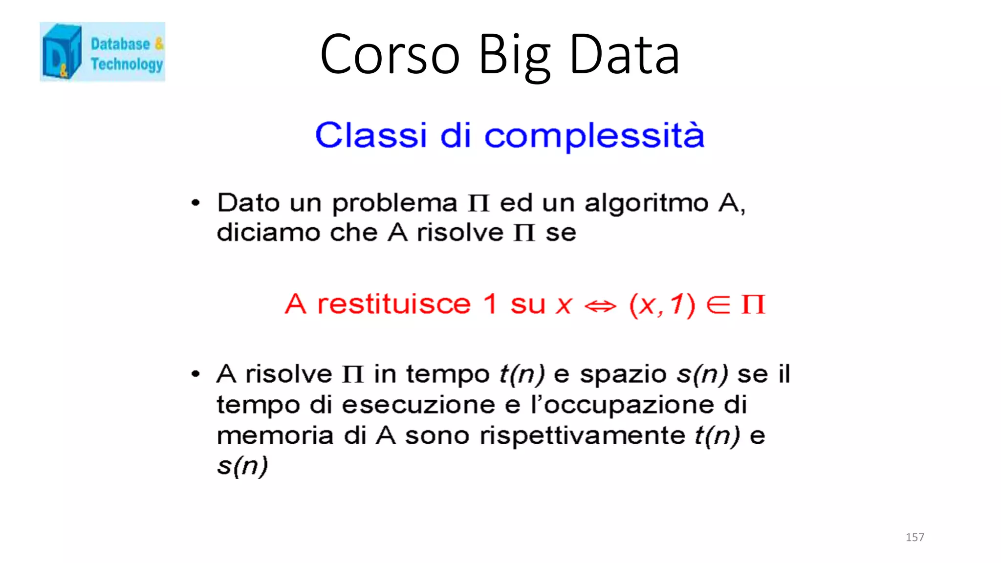 Corso Big Data
157
 