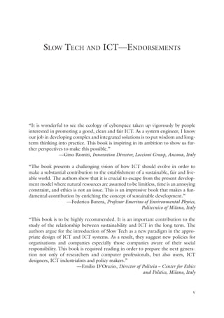 Slow Tech and ICT: A Responsible, Sustainable and Ethical Approach 1st ...