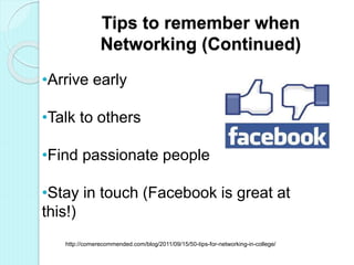 speed networking intro | PPT