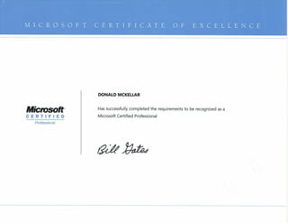 5 Microsoft and VMWARE Certification