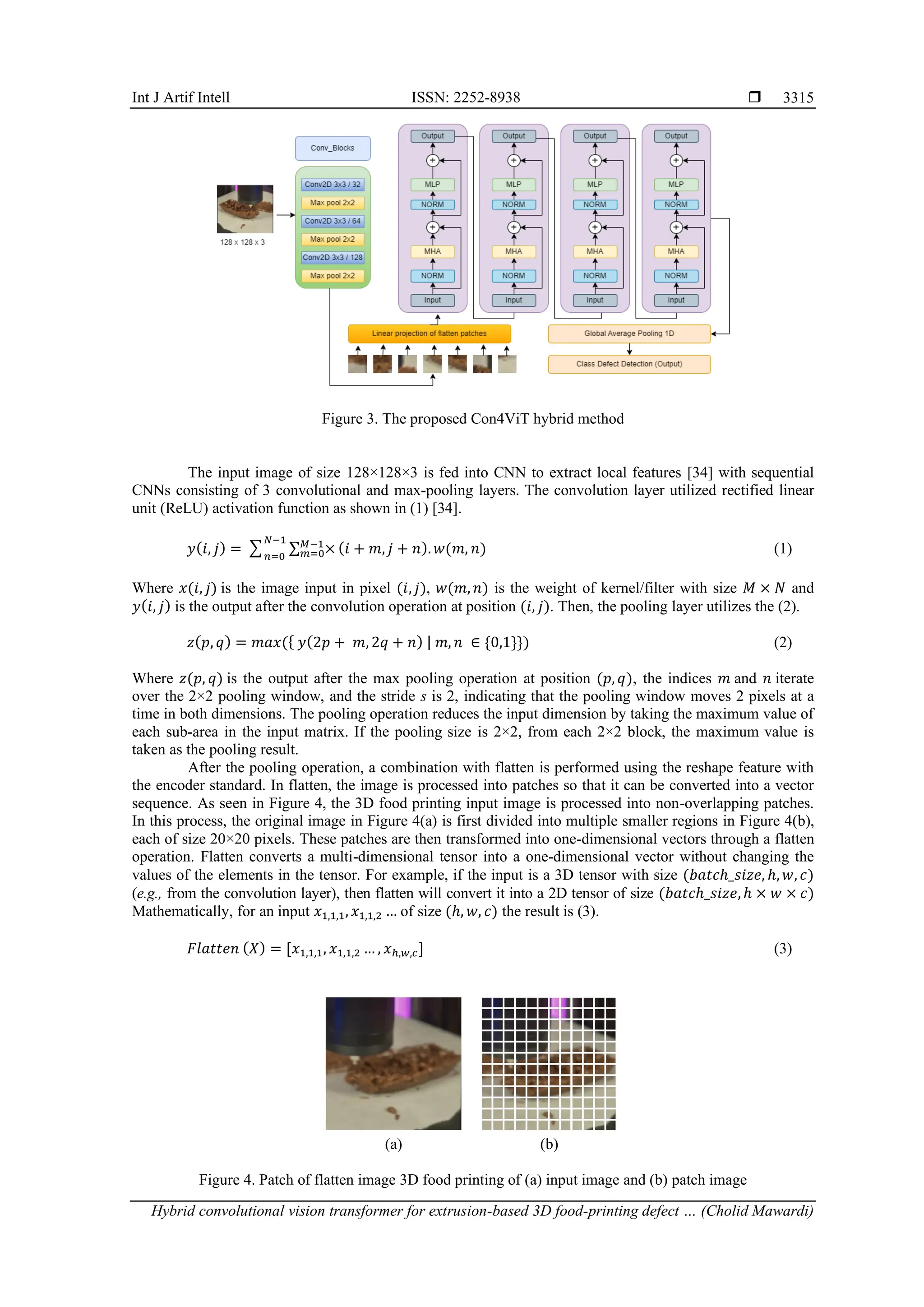Hybrid convolutional vision transformer for extrusion-based 3D food ...