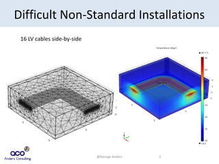 Examples of Some Cable Ampacity Projects Led by Dr Anders | PPT
