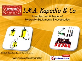 Manufacturer & Trader of  Hydraulic Equipments & Accessories  