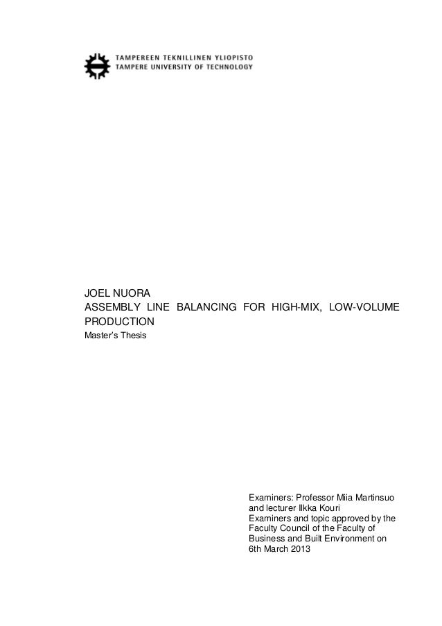 master of science thesis