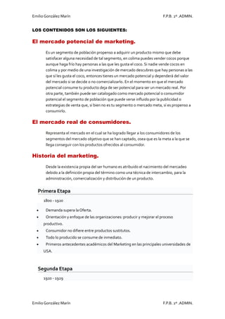 Trabajo de mercado potencial | PDF
