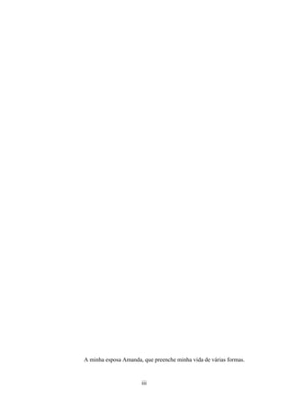 iii
A minha esposa Amanda, que preenche minha vida de várias formas.
 