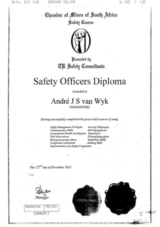 Educational Certificates
