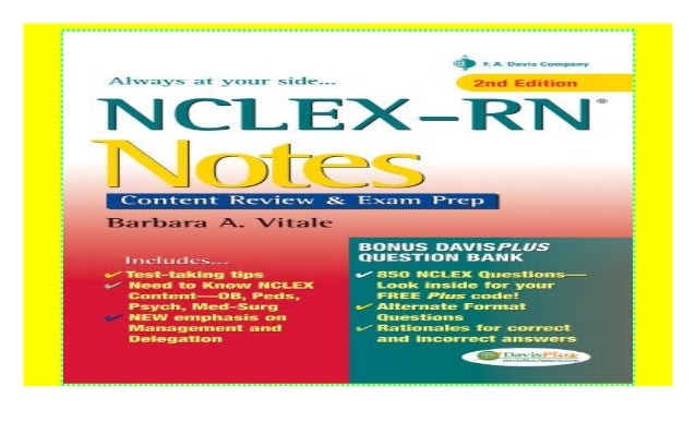 Nclex Rn Notes Davis S Notes Download P D F