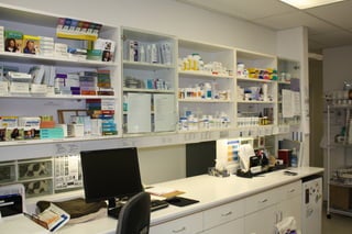 Fully stocked pharmacy