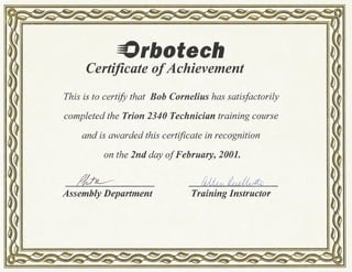 Orbotech Trion 2340 Electronic Component Inspection