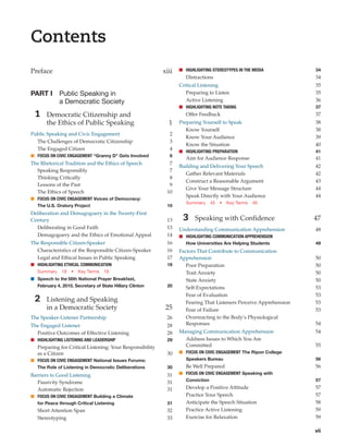 (eBook PDF) Public Speaking and Civic Engagement 4th Edition | PDF