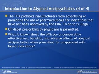 Off-Label Use of Atypical Antipsychotics: An Update | PPT