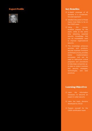 CISSP Certification Training Course | PDF