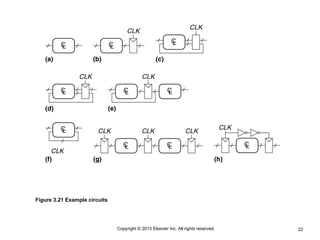 22
Copyright © 2013 Elsevier Inc. All rights reserved.
Figure 3.21 Example circuits
 