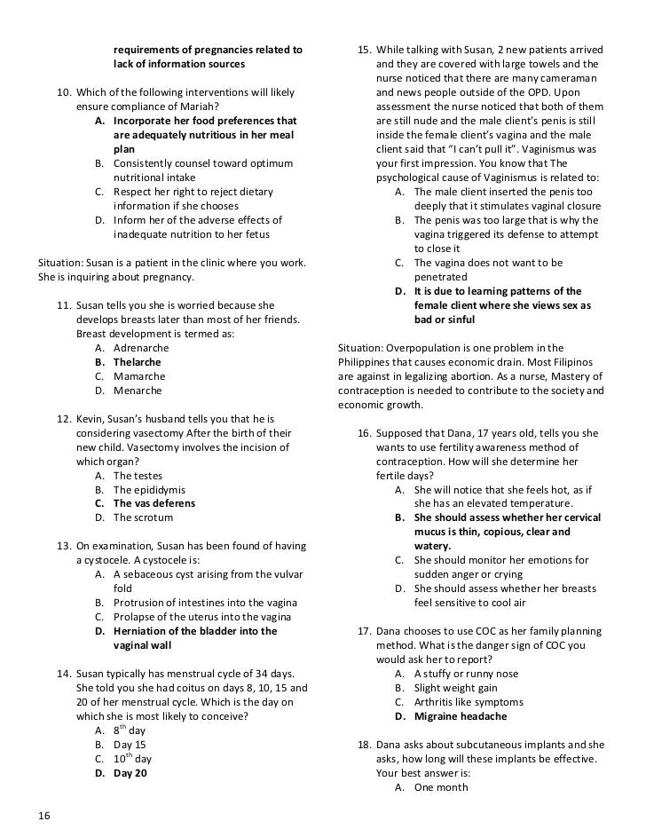 PNLE Fundamentals in Nursing Exam 1 - RNpedia