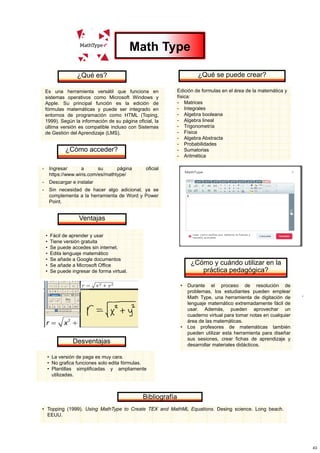 Mathtype Virtual University Comprehensive Guide to Digital Educational Tools and Platforms | PDF