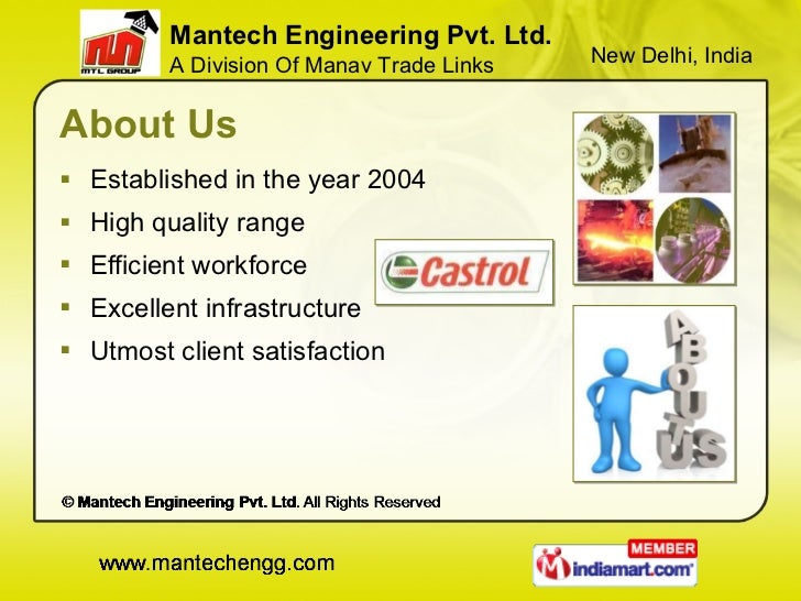 Mantech Engineering Pvt Ltd Delhi India