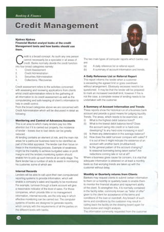 Njekwa -Credit Management publication