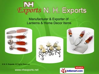 Manufacturer & Exporter of  Lanterns & Home Decor Items 