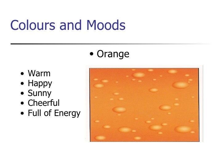 Colours And Moods colour theory presentation Colours And Moods colour theory presentation