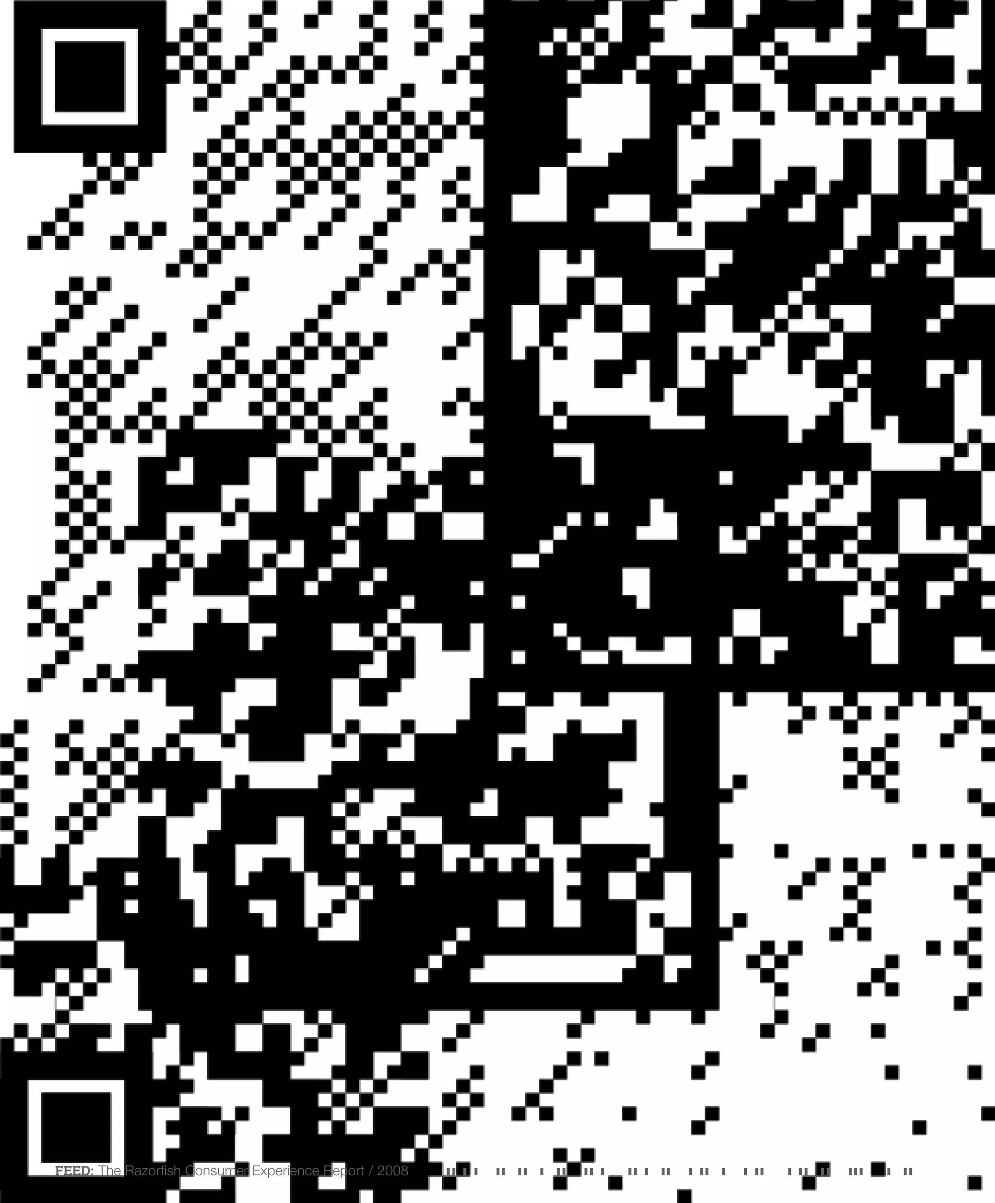 Feed- The Razorfish Consumer Experience Report