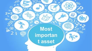 Most
importan
t asset
 