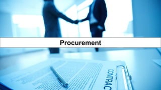 Procurement
 