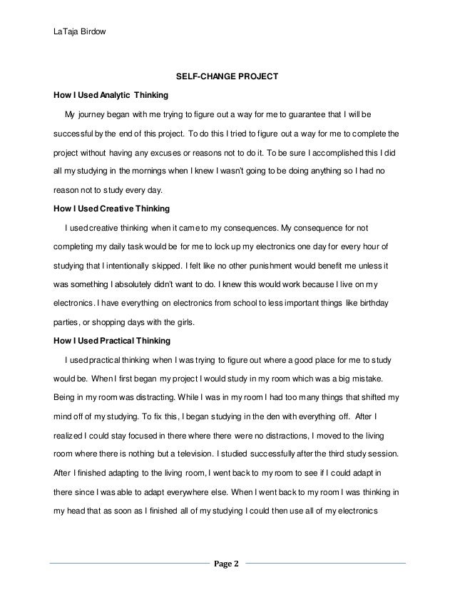 Self improvement essay brainly picture