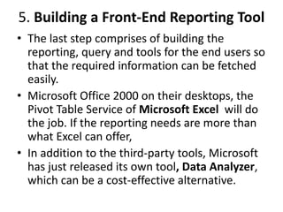 BUILDING A DATA WAREHOUSE | PPTX