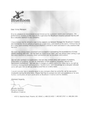 Copy of letter from blueroom