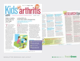 TracieGreenTracieGreenNEWSLETTER REDESIGN AND LAYOUT
 