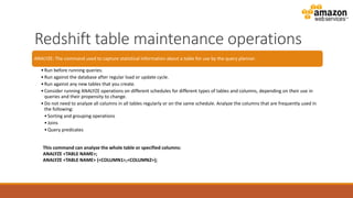 Amazon Redshift Table Overview AWS (Amazon Redshift) presentation | PPTX