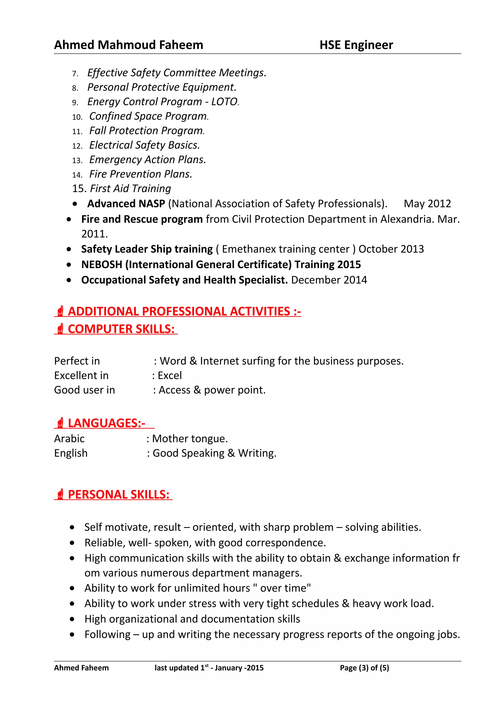 Ahmed Faheem | PDF
