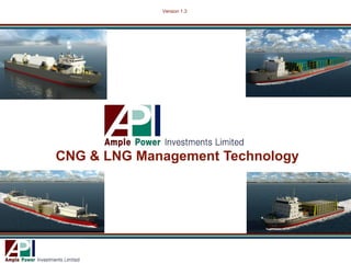 Version 1.3
CNG & LNG Management Technology
 