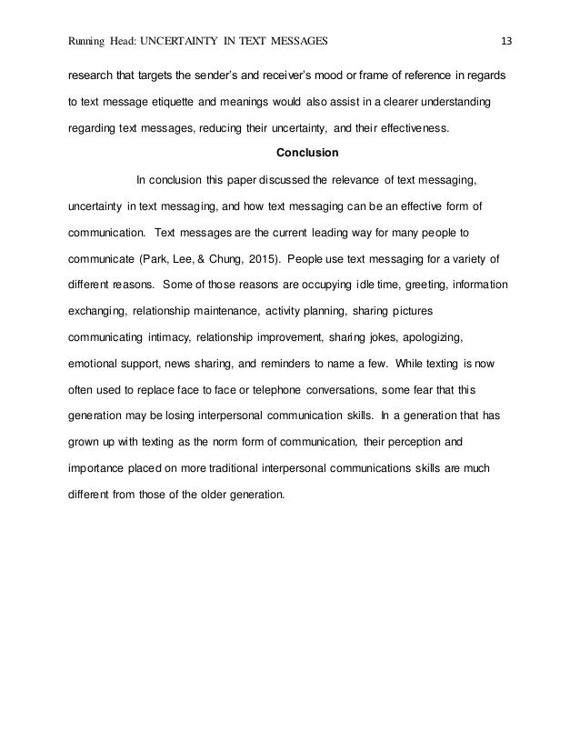 Example of research paper with complete parts picture