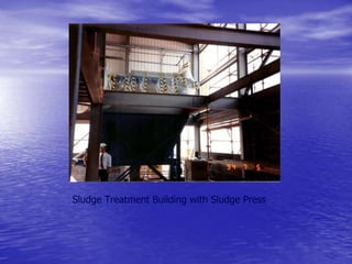 Sludge Treatment Building with Sludge Press
 