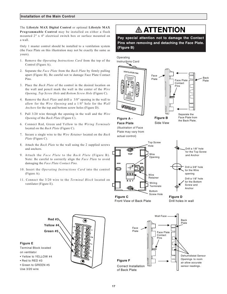 LifeBreath Operation & Installation Manual max series 500 erv