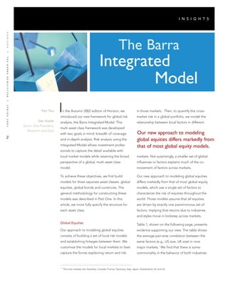 Barra Risk Model Pdf Horizon174 | PDF | Financial Industry | Industries
