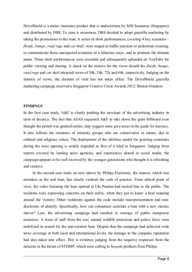 Guerilla marketing research paper