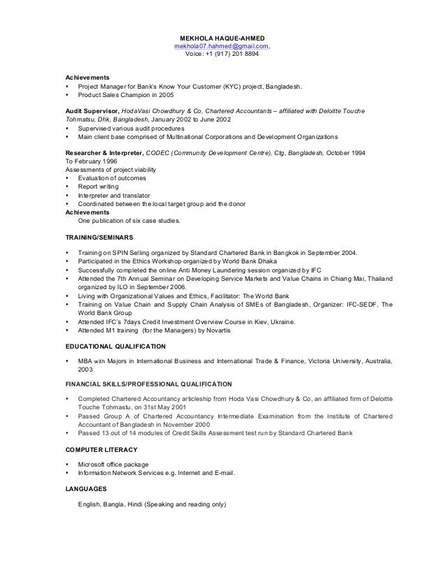 Nlp resume sample picture