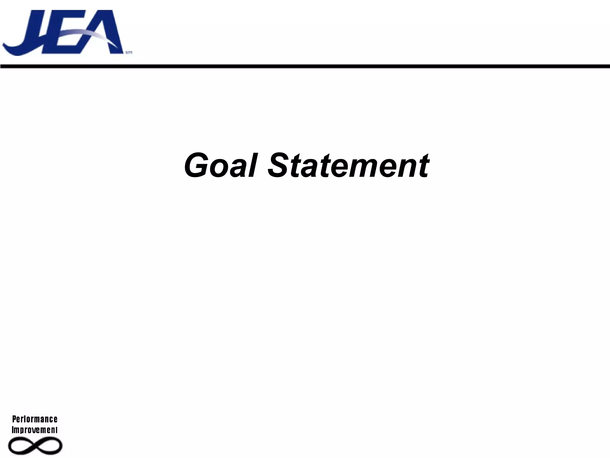 Goal Statement 