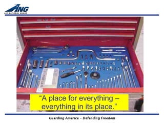 “A place for everything –
 everything in its place.”
 