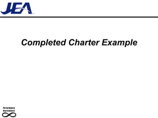 Completed Charter Example
 