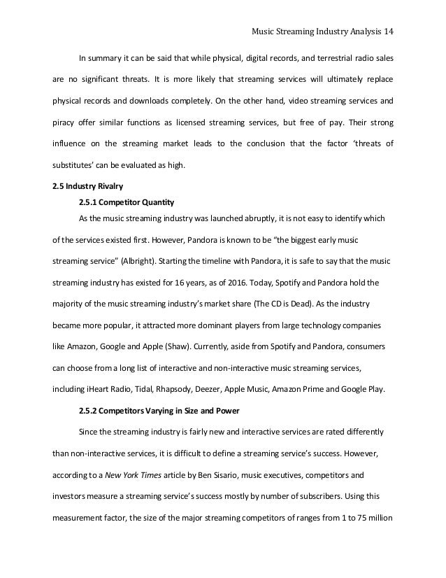 Music streaming essays image