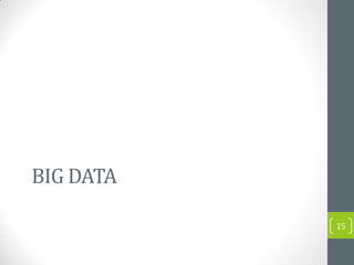 BIG DATA
15
 
