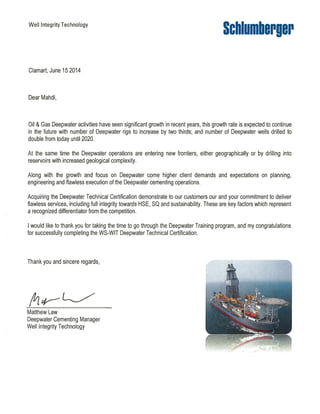 18-WS WIT Deepwatertechnical certification Letter 