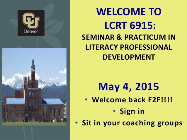 week 14 professional seminar