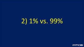 2) 1% vs. 99%
 